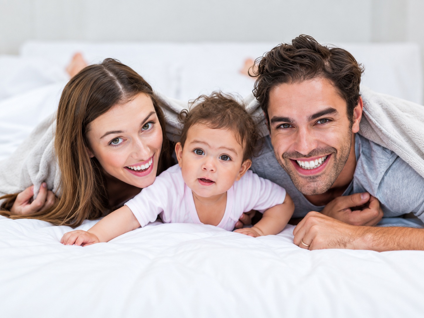 Una familia comparte un momento de bienestar
